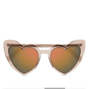 Saint Laurent LouLou Fashion Icons Heart Sunglasses, 54mm
